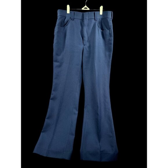 All Seasons Other - All Seasons Leisure Wear Mens 34x32 Navy Leisure Dress Pants Machine Washable